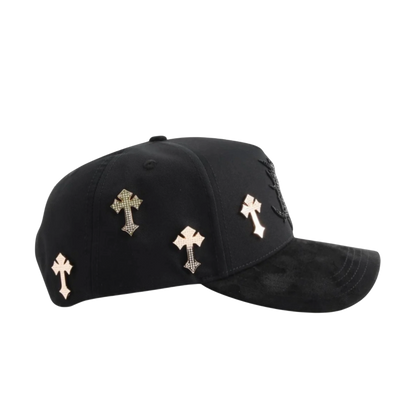Barbas Hats - B Cross 24K Rose Gold