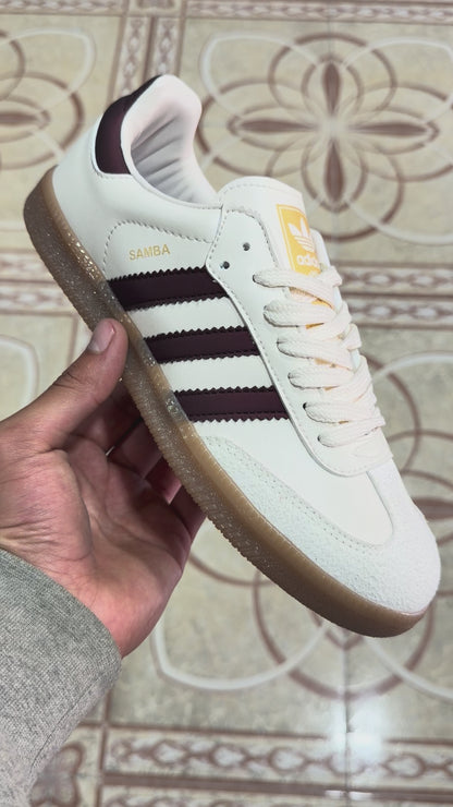 Adidas - Samba Beige/Vino