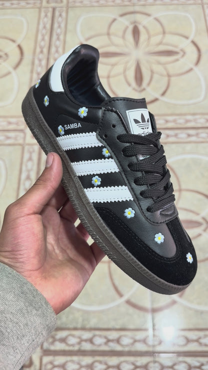 Adidas - Samba Flores Negro/Blanco